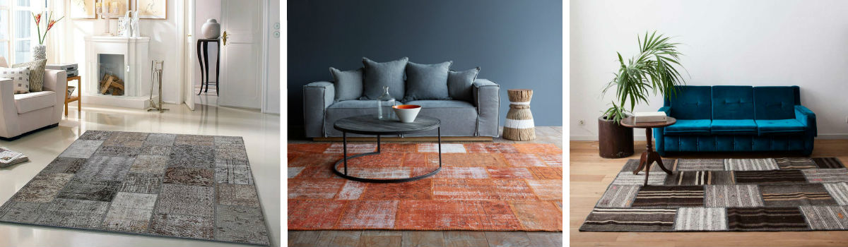 vloerkleed » Vloerkleed patchwork Trendcarpet