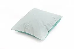 Zijdefluweel-Kussen (groen) (kussensloop) 45 x 45 cm