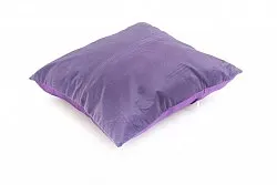 Zijdefluweel-Kussen (purper) (kussensloop) 45 x 45 cm