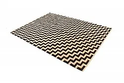 Jute-vloerkleed - Cabana (beige/zwart)