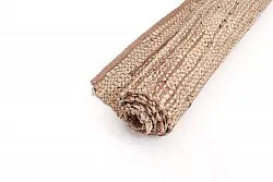 Hennep vloerkleed - Alamar (beige/bruin)