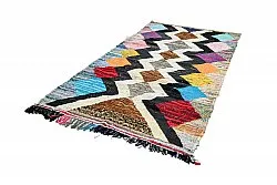 Marokkaanse Berber tapijt Boucherouite 140 x 270 cm