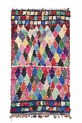 Marokkaanse Berber tapijt Boucherouite 250 x 140 cm