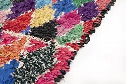 Marokkaanse Berber tapijt Boucherouite 250 x 140 cm
