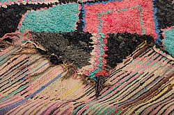 Marokkaanse Berber tapijt Boucherouite 235 x 135 cm