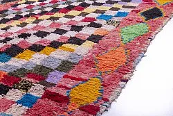 Marokkaanse Berber tapijt Boucherouite 240 x 140 cm