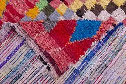 Marokkaanse Berber tapijt Boucherouite 240 x 140 cm