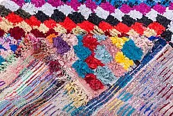Marokkaanse Berber tapijt Boucherouite 245 x 125 cm