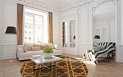 Rond vloerkleed - Pachino (bruin/goud)