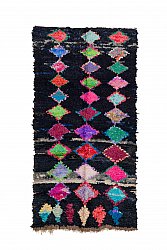 Marokkaanse Berber tapijt Boucherouite 225 x 115 cm