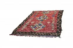 Marokkaanse Berber tapijt Boucherouite 230 x 155 cm