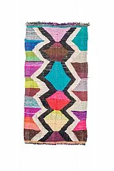 Marokkaanse Berber tapijt Boucherouite 135 x 245 cm