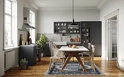 Wilton - Yelda (zwart/multi)