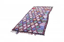 Marokkaanse Berber tapijt Boucherouite 245 x 100 cm