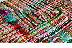 Marokkaanse Berber tapijt Boucherouite 160 x 300 cm