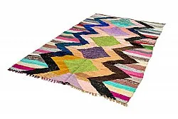 Marokkaanse Berber tapijt Boucherouite 155 x 260 cm