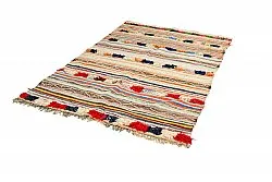 Marokkaanse Berber tapijt Boucherouite 145 x 225 cm