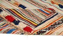 Marokkaanse Berber tapijt Boucherouite 145 x 225 cm