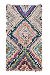Marokkaanse Berber tapijt Boucherouite 265 x 140 cm