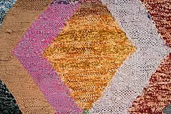 Marokkaanse Berber tapijt Boucherouite 135 x 260 cm