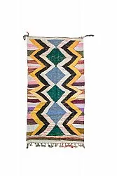 Marokkaanse Berber tapijt Boucherouite 135 x 260 cm