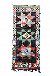 Marokkaanse Berber tapijt Boucherouite 255 x 115 cm