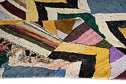 Marokkaanse Berber tapijt Boucherouite 135 x 260 cm