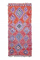 Marokkaanse Berber tapijt Boucherouite 315 x 135 cm
