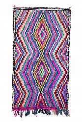 Marokkaanse Berber tapijt Boucherouite 270 x 145 cm
