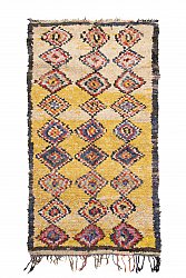 Marokkaanse Berber tapijt Boucherouite 245 x 140 cm