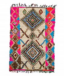 Marokkaanse Berber tapijt Boucherouite 220 x 155 cm