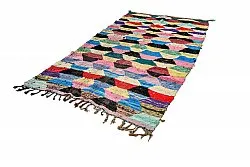 Marokkaanse Berber tapijt Boucherouite 145 x 275 cm