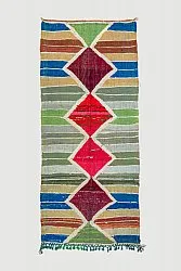 Marokkaanse Berber tapijt Boucherouite 120 x 280 cm