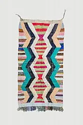 Marokkaanse Berber tapijt Boucherouite 140 x 265 cm