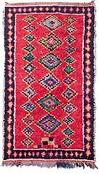 Marokkaanse Berber tapijt Boucherouite 255 x 145 cm