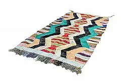 Marokkaanse Berber tapijt Boucherouite 140 x 265 cm