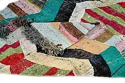 Marokkaanse Berber tapijt Boucherouite 140 x 265 cm