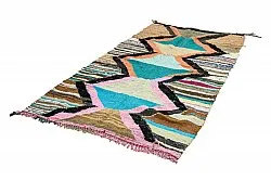 Marokkaanse Berber tapijt Boucherouite 135 x 265 cm