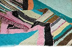Marokkaanse Berber tapijt Boucherouite 135 x 265 cm