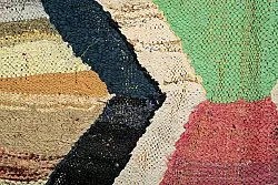 Marokkaanse Berber tapijt Boucherouite 135 x 215 cm