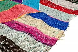 Marokkaanse Berber tapijt Boucherouite 140 x 245 cm