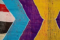 Marokkaanse Berber tapijt Boucherouite 140 x 245 cm