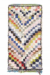 Marokkaanse Berber tapijt Boucherouite 210 x 115 cm