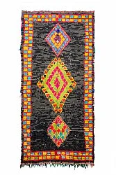 Marokkaanse Berber tapijt Boucherouite 135 x 290 cm