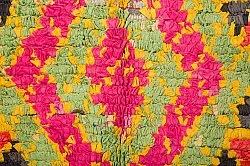 Marokkaanse Berber tapijt Boucherouite 135 x 290 cm