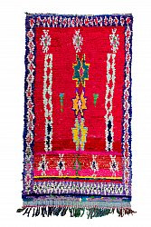 Marokkaanse Berber tapijt Boucherouite 255 x 140 cm