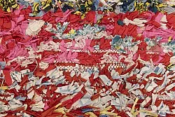 Marokkaanse Berber tapijt Boucherouite 205 x 140 cm