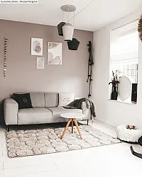 Hoogpolig vloerkleed - Fondi (beige)