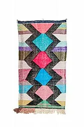 Marokkaanse Berber tapijt Boucherouite 120 x 230 cm