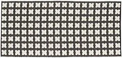 Plastic-kleden - Horredskleden Cross (zwart)